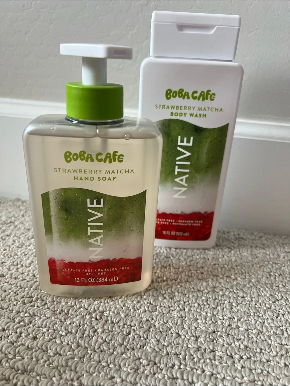 Native Boba Cafe Bodywash & Handsoap NEW $25